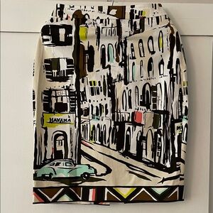 Kate Spade Havana Print Skirt size 6